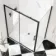 Hamburg Matt Black Easy Clean 8mm Sliding Shower Enclosure 1400x900mm - Easy Fix
