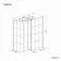 Munich Matt Black Grid 8mm Walk In Shower Enclosure 700mm & 700mm Glass with Pivotal Return Panel