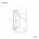 London Matt Black 6mm Bifold Shower Enclosure 760x760mm