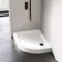 London Offset Quadrant Stone Shower Tray 1000x800mm - Right Handed & Riser Kit
