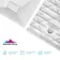 Berlin Quadrant Matt White Slate Effect SMC Composite Shower Tray 900x900mm
