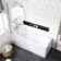 Stafford 1700x700 Round Shower Bath & 6mm Easy Clean Screen with Rail