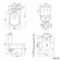 Denver Rimless Comfort Height Close Coupled Toilet & Pedestal Basin Set