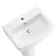 Portland Square Pedestal Basin 570mm