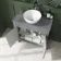 Bermuda Dove Grey Vanity With Round Counter Top Basin 800mm