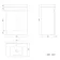 Trent Gloss White Basin Vanity 600mm