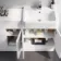 Harper Gloss White Combination Vanity Basin and Aruba Toilet 1500mm