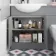 Quartz Stone Grey Combination Vanity Basin and Seattle Toilet 1150mm