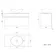 Trent Gloss White Wall Hung Drawer Vanity with Marble Top & Oval Counter Top Basin 800mm