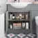 Quartz Stone Grey Basin Vanity and Back To Wall Toilet Unit 1150mm
