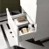 Austin Gloss White Wall Hung Basin Drawer Vanity 500mm