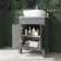 Bermuda Dove Grey Vanity with Marble Top & Curved Counter Top Basin 600mm