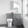 Avon Stone Grey Combination Vanity Basin and Aruba Toilet 1000mm