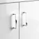 Mersey Gloss White Combination Vanity Basin and Seattle Toilet 1000mm
