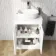 Trent Gloss White Cabinet 600mm - Excludes Counter Top Basin