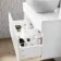 Trent Gloss White Wall Hung Drawer 800mm - Excludes Counter Top Basin