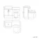 Harper Charcoal Elm Combination Vanity Basin with Marble Top & Miami Toilet 1200mm