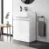 Foster Gloss White Combination Vanity Basin and Atlanta Toilet 1200mm