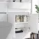 Foster Gloss White Basin Vanity With Back To Wall Unit 1200mm - Right Handed