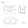 Elba Graphite Grey Wall Hung Basin Drawer Vanity 800mm - Black Accents