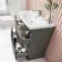 Bali Tungsten Grey Basin Drawer Vanity 800mm