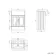 Monaco Dove Grey Traditional Basin Vanity 600mm