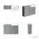 Monaco Dove Grey Traditional Basin Vanity and Back To Wall Unit 1200mm (Excludes Pan & Cistern)