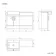 Harper Stone Grey Basin Vanity with Marble Top & Back To Wall Unit 1200mm - Black Accents