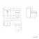 Harper Charcoal Elm Combination Vanity Basin and Aruba Toilet 1500mm - Black Accents