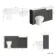 Monaco Graphite Grey Combination Vanity Basin with Marble Top and Seattle Toilet 1500mm