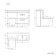 Avon Gloss White Combination Basin Drawer and Boston Toilet 1100mm - Right Handed