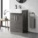Harper Charcoal Elm Combination Vanity Basin and Boston Toilet 1200mm
