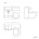 Harper Charcoal Elm Combination Vanity Basin and Boston Toilet 1200mm - Left Handed