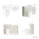Monaco Chalk White Combination Vanity Basin with Marble Top & Boston Toilet 1200mm