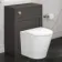 Traditional Graphite Grey Back To Wall Unit and Boston Toilet