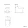 Corsica Curved Inky Blue Slimline Back To Wall Unit and Denver Toilet