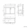 Bermuda Dove Grey Cabinet 800mm Excludes Counter Top Basin - Brushed Brass Accents