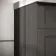 Lucia Graphite Grey Basin Vanity 630mm - Brushed Brass Accents