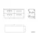 Elba Gloss White Double Wall Hung Drawer Vanity with Marble Top & Curved Basin 1200mm - Black Accents
