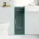Monaco Midnight Green Side Cabinet Unit 300mm - Brass Knurled Handles