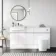 Foster Gloss White Combination Vanity Basin and Tucson Toilet 1500mm