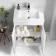 Mersey Gloss White Combination Vanity Basin and Houston Toilet 1100mm