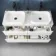 Corsica Gloss White Wall Hung Drawer Vanity with Marble Top & Marin Basin 1200mm