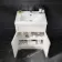 Milos Cotton White Basin Vanity 600mm - Chrome Handles