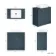 Milos Navy Blue Vanity with Troy Basin 800mm - Brushed Handles
