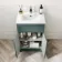 Milos Mystic Green Basin Vanity 500mm - Chrome Handles