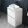 Corsica Gloss White Vanity Drawer with Marble Top & Marin Basin 600mm