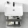 Corsica Tungsten Grey Basin Drawer Vanity 600mm