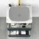 Corsica Inky Blue Wall Hung Drawer Vanity with Marble Top 600mm - Excludes Counter Top Basin