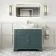 Lucia Midnight Green Vanity with Marble Top & Oval Counter Top Basin 1030mm
